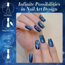 Blue Cat Magnetic Gel Polish MY38 Galaxy 15ml -Born Pretty Salon BORN PRETTY Blue Cat Magnetic Gel Polish MY38 Galaxy 15ml 60938 sub 6