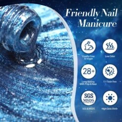 Blue Cat Magnetic Gel Polish MY38 Galaxy 15ml -Born Pretty Salon BORN PRETTY Blue Cat Magnetic Gel Polish MY38 Galaxy 15ml 60938 sub 7