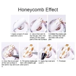 Gold Metallic Drawing Gel MD01 5ml -Born Pretty Salon BZT3