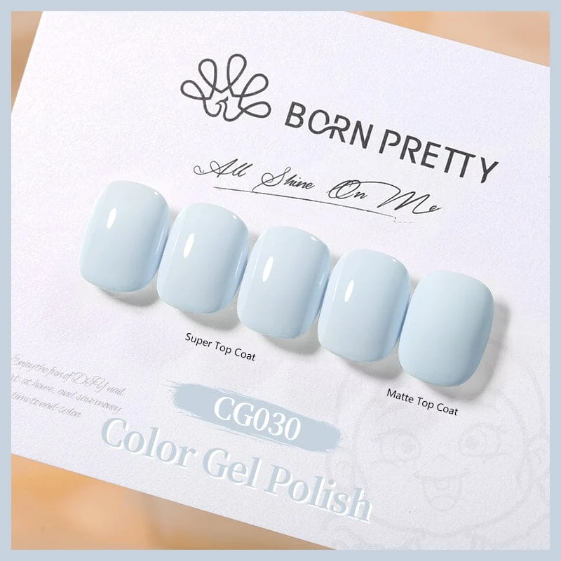 Light Blue Gel Polish CG030 10ml 3 Light Blue Gel Polish CG030 10ml - Image 3