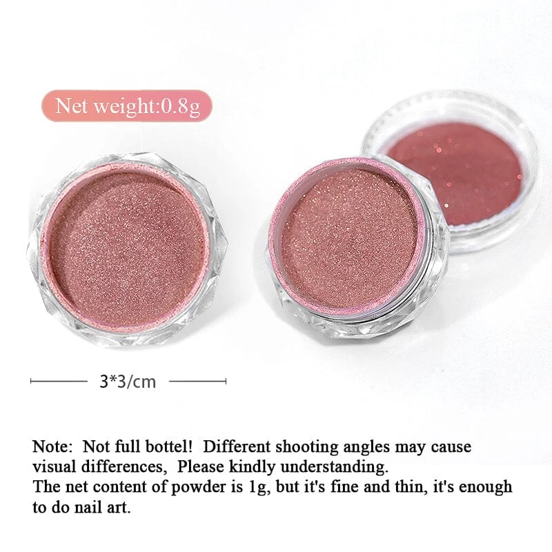 No Brand Pink Gradient Auroras Pearl Nail Powder #03 6 No Brand Pink Gradient Auroras Pearl Nail Powder #03 - Image 6