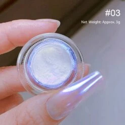 Pearly Mirror Effect Nail Powder #03