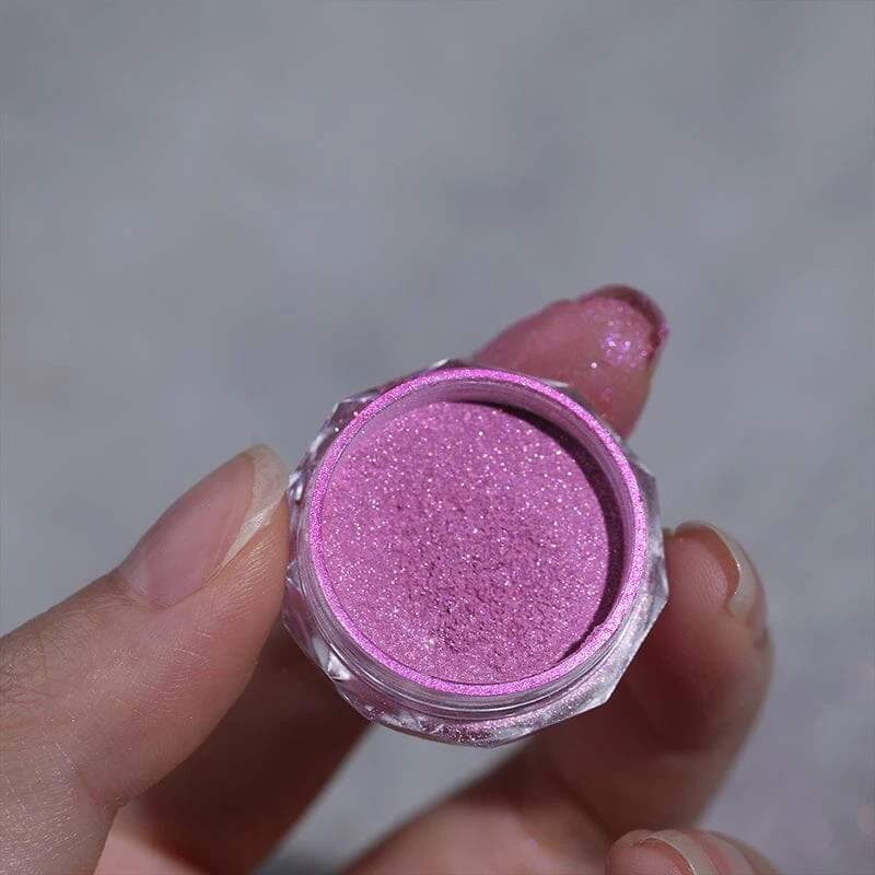 No Brand Pink Gradient Auroras Pearl Nail Powder #03 5 No Brand Pink Gradient Auroras Pearl Nail Powder #03 - Image 5