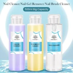 500ml Nail Cleaner Gel Remover Brush Cleaner