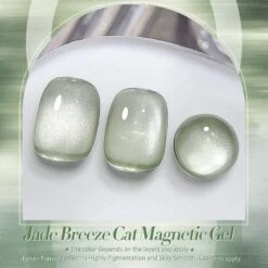 Green Cat Magnetic Gel Polish MY48 Jade Breeze 15ml -Born Pretty Salon Green Cat Magnetic Gel MY48 Jade Breeze 60975 ZI 1
