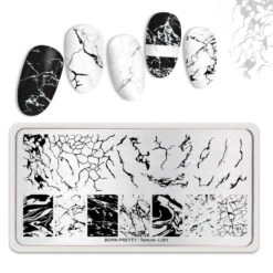 BORN PRETTY Nail Stamping Plate Texture-L001 -Born Pretty Salon L001 9 7.15