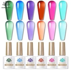 Green Blue Jelly Nude Gel 10ml -Born Pretty Salon LS 2 lz2
