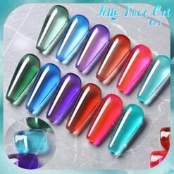 Green Blue Jelly Nude Gel 10ml -Born Pretty Salon LS 2 zi2