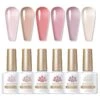 BORN PRETTY 6 Colors Nude Pink Gel Polish Set 10ml