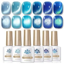 Blue Collection Cat Magnetic Gel Polish 10ml -Born Pretty Salon LSMY 10ml ZHU 4
