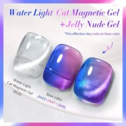 2pcs Set Water Light Cat Magnetic Gel & Jelly Nude Gel -Born Pretty Salon SXA01 b41126d5 d0c1 4b54 bf01 4ff41621f3f3