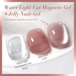 2pcs Set Water Light Cat Magnetic Gel & Jelly Nude Gel -Born Pretty Salon SXA07 e88ba694 a4be 4185 b06b aec4fe43c4fb