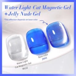 2pcs Set Water Light Cat Magnetic Gel & Jelly Nude Gel -Born Pretty Salon SXA15 6ffd62cb c03d 4f76 8a5f ecc898ff3fc6
