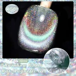 Iridescent Rainbow Glass Cat Magnetic Gel Polish 10ml 27 Iridescent Rainbow Glass Cat Magnetic Gel Polish 10ml -Born Pretty Salon SXB01 1142c4c4 993d 4c36 8449 f9cd87886751