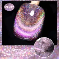 Iridescent Rainbow Glass Cat Magnetic Gel Polish 10ml 28 Iridescent Rainbow Glass Cat Magnetic Gel Polish 10ml -Born Pretty Salon SXB02 d7975bb1 e260 4ddc 8144 54941a2a695a