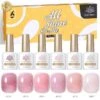 6 Colors Nude Jelly Gel Set 01 10ml