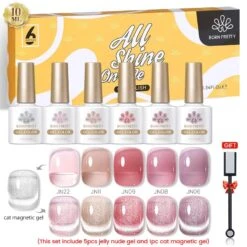 6 Colors Jelly Jude & Cat Magnetic Gel Set 10 10ml