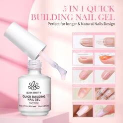 3pcs Set Baby Pink Quick Building Nail Gel Kit -Born Pretty Salon Z1 12be9de9 59ce 4db0 8820 f42743542973