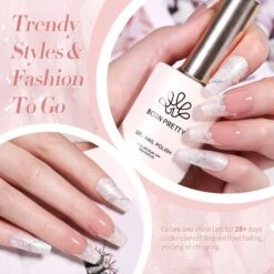 Shell Thread Nail Gel - Pearl White 15ml -Born Pretty Salon Z3 dc2b14ed 1ba1 40f2 b007 72db96e4617f