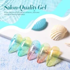 6 Colors Jelly Gel Set Sea Glass 7ml -Born Pretty Salon Z5 39879349 5de8 42ee 9ea8 6002aa9d450f