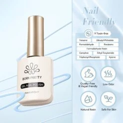 Hema-Free Color Gel Polish #10 15ml -Born Pretty Salon Z5 62472440 4887 494a b631 0d781a1ff987