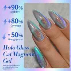 Iridescent Glass Cat Magnetic Gel Blue 15ml -Born Pretty Salon Z5 969c8cfd a7fa 4634 a1d1 9c02bb421010
