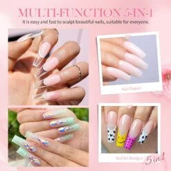 3pcs Set Baby Pink Quick Building Nail Gel Kit -Born Pretty Salon Z5 a8bddefc 1ceb 49ac 8367 55638684c0ec