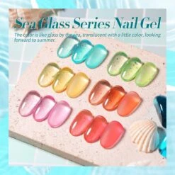 6 Colors Jelly Gel Set Sea Glass 7ml -Born Pretty Salon Z6 11d15cd2 0446 411e b76c c1ff843cc7f5