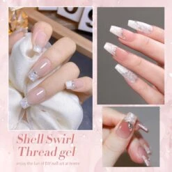 Shell Thread Nail Gel - Pearl White 15ml -Born Pretty Salon Z6 bf1bf8b9 75a5 4503 a152 965021b8739a