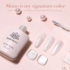 Shell Thread Nail Gel - Pearl White 15ml -Born Pretty Salon Z8 5437abf9 0420 4be9 a52d 8f8deee12e65