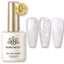 Shell Thread Nail Gel - Pearl White 15ml