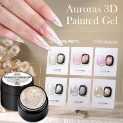 Auroras 3D Painted Gel A05 5ml -Born Pretty Salon ZHU2 0588341d 873a 44f4 9a27 d4de5ee45f42