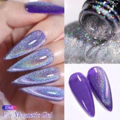 Omnipotent Iridescent Cat Magnetic Gel Nail Polish 10ml -Born Pretty Salon a zhu3