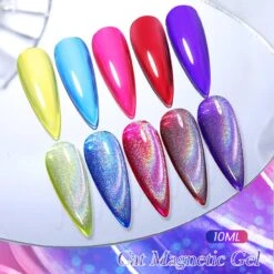 Omnipotent Iridescent Cat Magnetic Gel Nail Polish 10ml -Born Pretty Salon a zhu4