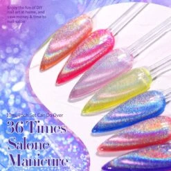 Omnipotent Iridescent Cat Magnetic Gel Nail Polish 10ml -Born Pretty Salon a zhu6