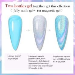 Omnipotent Iridescent Cat Magnetic Gel Nail Polish 10ml -Born Pretty Salon b zhu 10