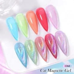Omnipotent Iridescent Cat Magnetic Gel Nail Polish 10ml -Born Pretty Salon b zhu 6