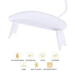 6W White UV/LED Lamp Nail Dryer -Born Pretty Salon ba12f5f3339e6abe0bb9a83bc3c60181