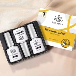 3pcs Set #01 Base Top Coat 10ml -Born Pretty Salon cj2 2