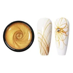 Gold Spider Nail Gel SG14 5ml -Born Pretty Salon gold fde6e221 2048 43a3 abd3 baad4e729f58