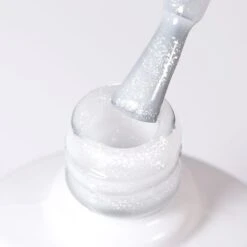 Milky White Glitter Jelly Nude Gel Polish JN60 10ml -Born Pretty Salon pk60