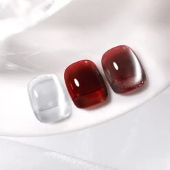 2pcs Set Water Light Cat Magnetic Gel & Jelly Nude Gel