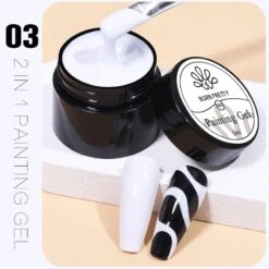 White 2 In 1 Painting Gel 5ml -Born Pretty Salon z1 3 7771f617 f6ab 4d8f 8f9b ddde51f8da02