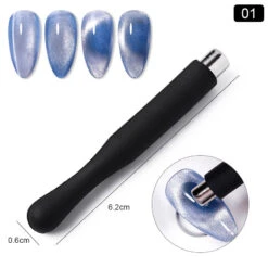 Cylindrical Black Handle Cat Magnet Stick -Born Pretty Salon z1 3e22b5fa 7bc3 47c6 8701 5672c6b90ba2