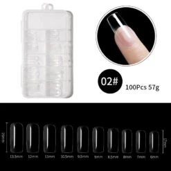 100Pcs Transparent Nail Tips -Born Pretty Salon z2 3c82a6f3 70f3 421e 9e65 b3097ea00a51