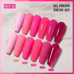 Rose Pink 6 Colors Gel Polish Set 25 10ml -Born Pretty Salon z3 095ab1d7 b85c 4d61 93ba 07a4929414f9