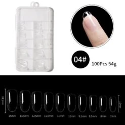 100Pcs Transparent Nail Tips -Born Pretty Salon z4 a93d8f62 26b8 49b4 974c dd6847e52de5