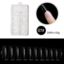 100Pcs Transparent Nail Tips -Born Pretty Salon z7 244193d4 4327 4844 81fd 506be985fa9b