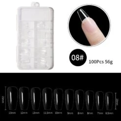 100Pcs Transparent Nail Tips -Born Pretty Salon z8 4a8ceee9 f82a 4821 b97f ed5350c7c68c