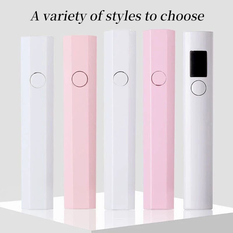 No Brand Pink Hexagon Handheld Nail Lamp 3W 3 No Brand Pink Hexagon Handheld Nail Lamp 3W - Image 3